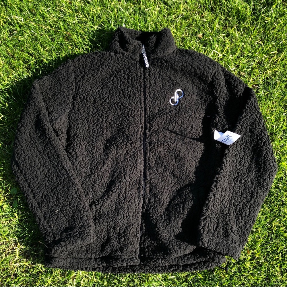 Poshmark Sherpa black jacket NWT S